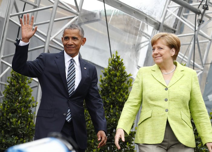 Η «επιστροφή» του Ομπάμα στην  Ευρώπη με εμφάνιση σταρ - εικόνα 5