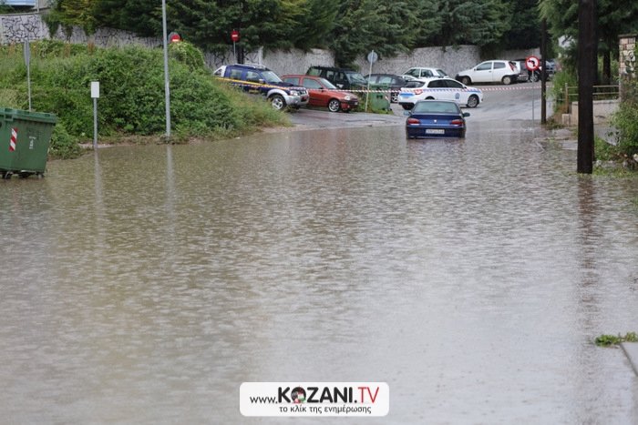 Πλημμύρες σε Κοζάνη, χαλάζι σε Ιωάννινα [εικόνες & βίντεο]