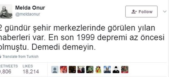 Τουρκάλα βουλευτής "προέβλεψε" τον σεισμό στη Λέσβο! - εικόνα 2