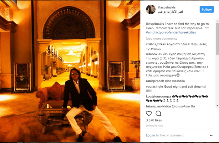 Ο Ηλίας Ψινάκης με τους Αραβες στο Αμπού Ντάμπι -απολαυστικές φωτογραφίες - εικόνα 7