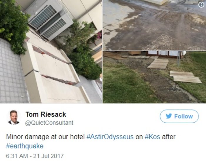 Σεισμός στην Κω: Oι πρώτες εικόνες με το φως της ημέρας - εικόνα 3