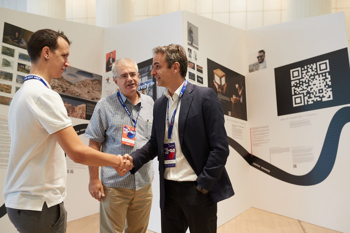 Επίσκεψη στο TEDxAcademy από Μητσοτάκη και Θεοδωράκη