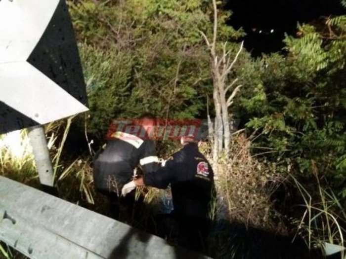 Βουτιά θανάτου μοτοσικλετιστή σε χαράδρα στην Αχαϊα (ΦΩΤΟ&ΒΙΝΤΕΟ) - εικόνα 2