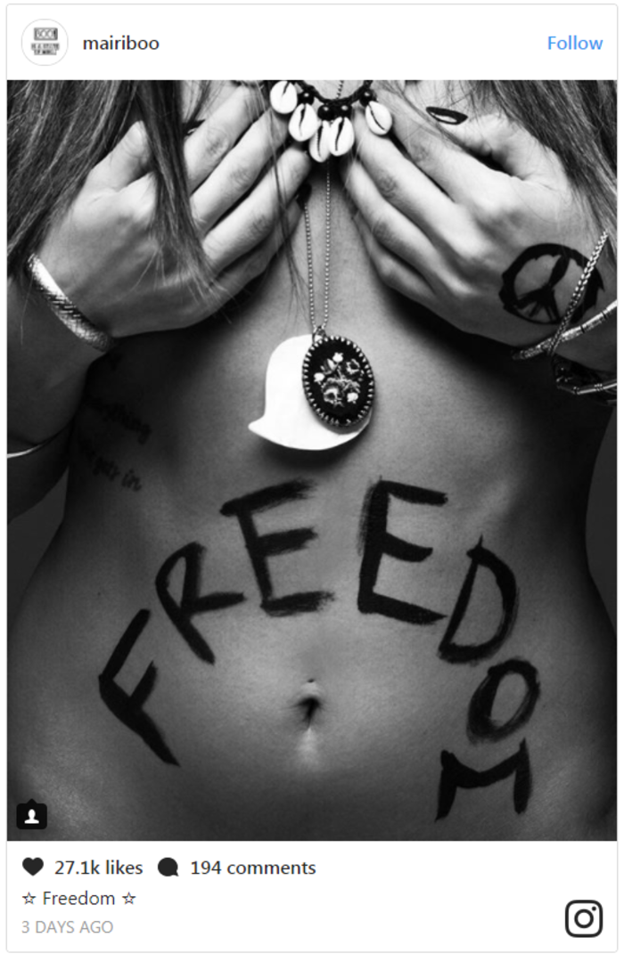 Η Μαίρη Συνατσάκη γυμνή στο Instagram για το νέο μιούζικαλ HAIR - εικόνα 2