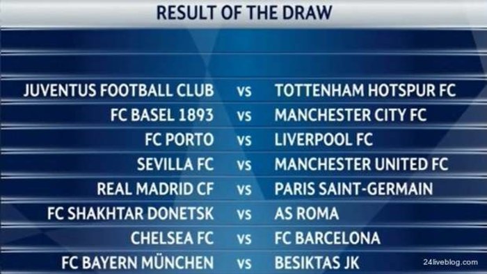 Κλήρωση Champions League: Ματς - φωτιά για τους «16»