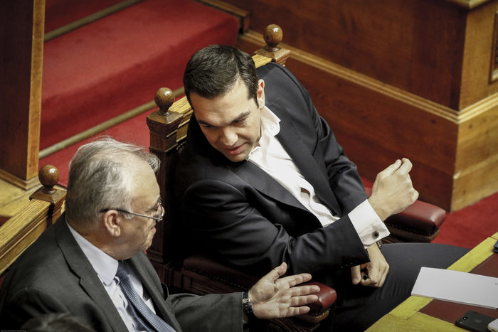 Ο Αλέξης Τσίπρας μαζί με τον Γιάννη Δραγασάκη