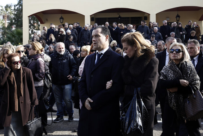 Ο αντιπρόεδρος και βουλευτής της ΝΔ Άδωνης Γεωργιάδης με την συζυγό του Ευγενία Μανωλίδου