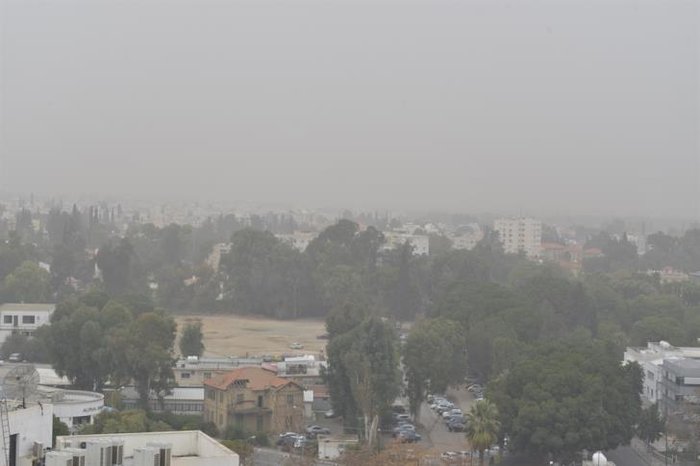 Πυκνή σκόνη από τη συριακή έρημο στην Κύπρο - εικόνα 4