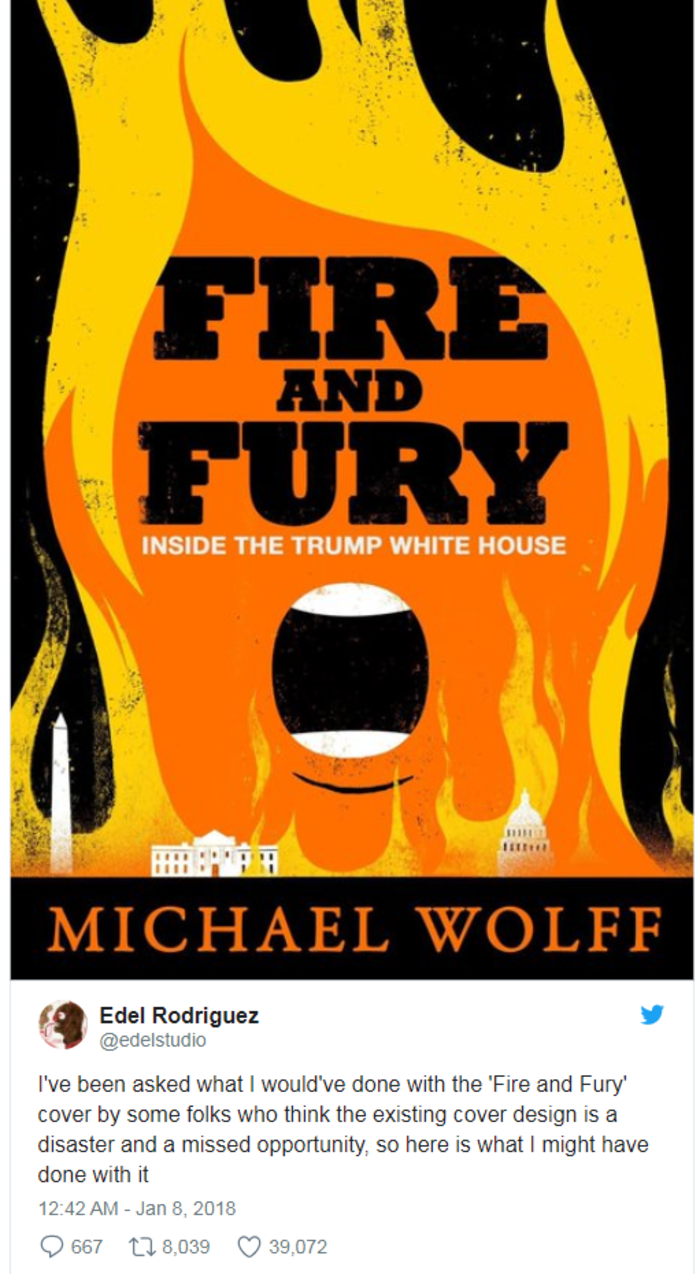 Το εναλλακτικό εξώφυλλο για το Fire and Fury που έγινε viral - εικόνα 2
