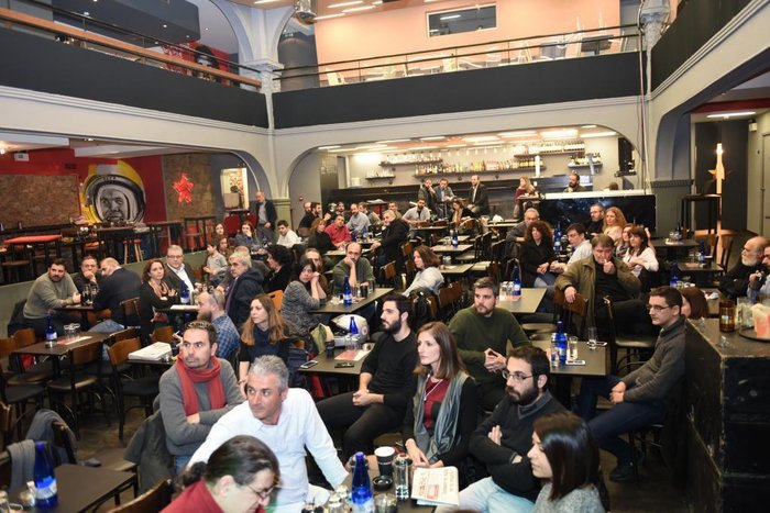 Συνάντηση Κουτσούμπα με δημοσιογράφους στο "Κρεμλίνο"