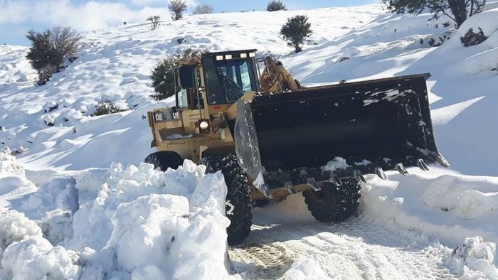 Ένα μέτρο το χιόνι στα Ανώγεια - Χιόνια και στο Οροπέδιο Λασιθίου Εικόνες