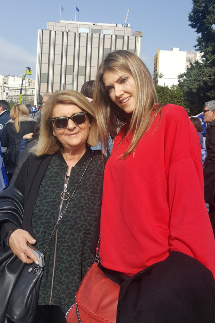 Και η Έυα Καϊλή στο συλλαλητήριο για την Μακεδονία