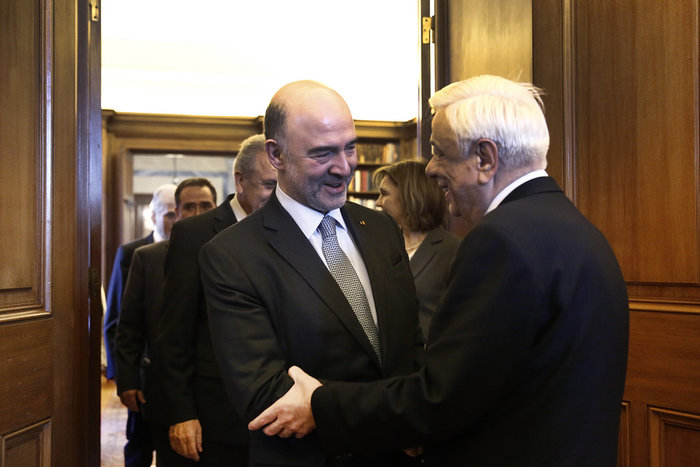 Παυλόπουλος σε Μοσκοβισί: Να μπει τέλος στην αδιέξοδη λιτότητα
