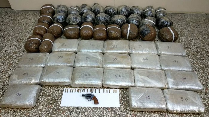 Μπλόκο σε εξήντα ένα κιλά χασίς από την ΕΛΑΣ στην Καστοριά