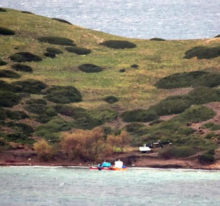 Τουρκία: Άρχισε η κατασκευή του στρατιωτικού φυλακίου απέναντι από τα Ιμια - εικόνα 2