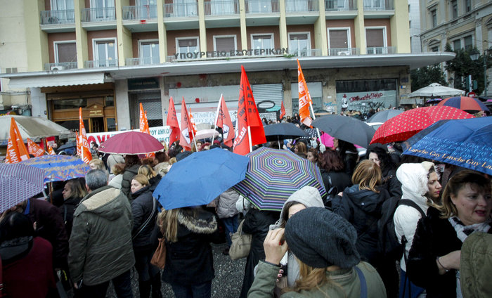 Κινητοποίηση στο κέντρο της Αθήνας για την προσχολική αγωγή - εικόνα 8