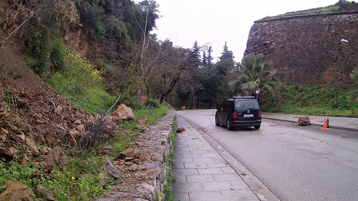 Κατολίσθηση βράχων στο κάστρο του Παλαμηδίου - εικόνα 5