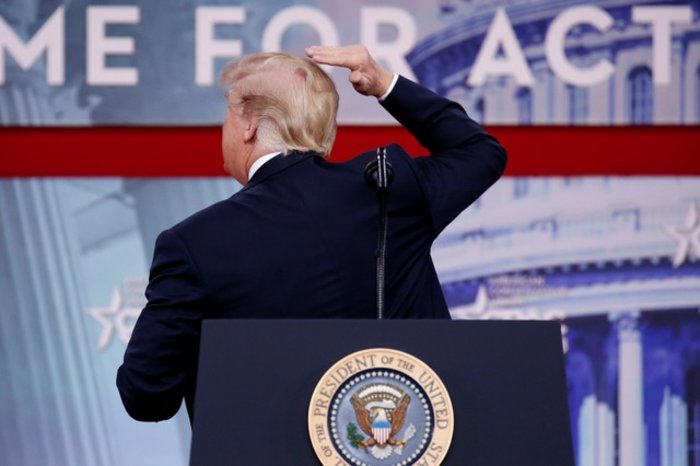 Ομολογία Τραμπ: Προσπαθώ πολύ να καλύψω τη φαλάκρα μου - εικόνα 3