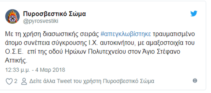 Σύγκρουση τρένου με ΙΧ στον Άγ. Στέφανο, παραλίγο τραγωδία