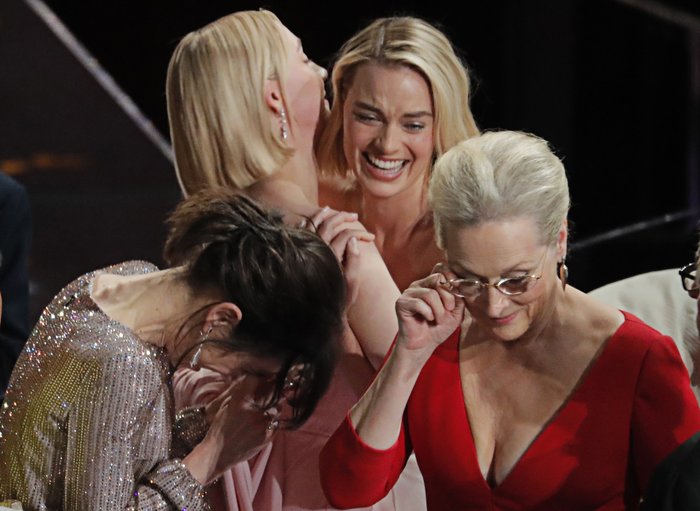 Sally Hawkins, Saoirse Ronan, Margot Robbie και Meryl Streep