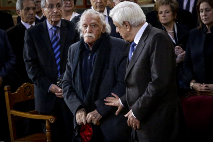 Ο Προκόπης Παυλόπουλος με τον Μανώλη Γλέζο