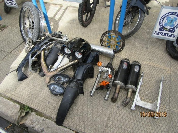 Χειροπέδες για τους «ντελίβερι» των κλεμμένων μοτοσυκλετών