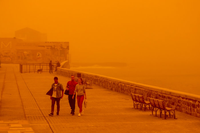 Στην Κρήτη αφρικανική σκόνη, στη Φλώρινα έριξε ...χιόνι - εικόνα 9