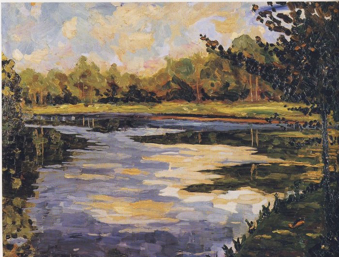 Lake near Breccles in Autumn - Winston Churchill