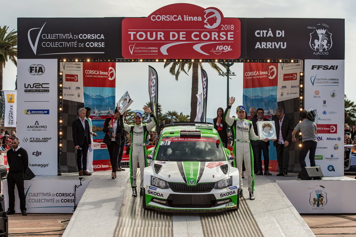 Νίκη για τη Skoda Fabia R5 στη WRC 2 του Ράλλυ Κορσικής