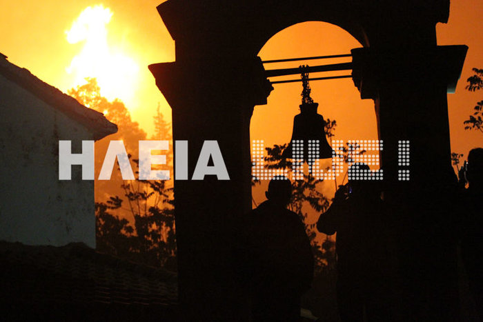 Oλονύκτια μάχη με τις φλόγες στις χαράδρες της Ηλείας - εικόνα 4