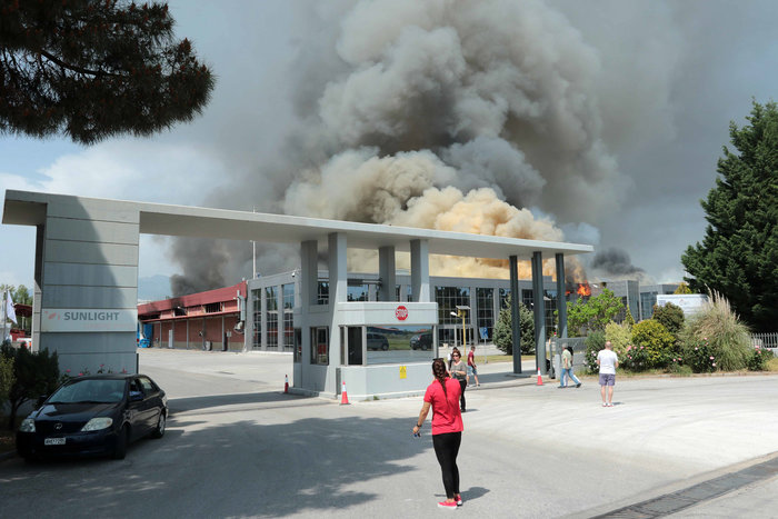 Εσβησε η φωτιά στο εργοστάσιο στην Ξάνθη-Μέτρα προστασίας των κατοίκων