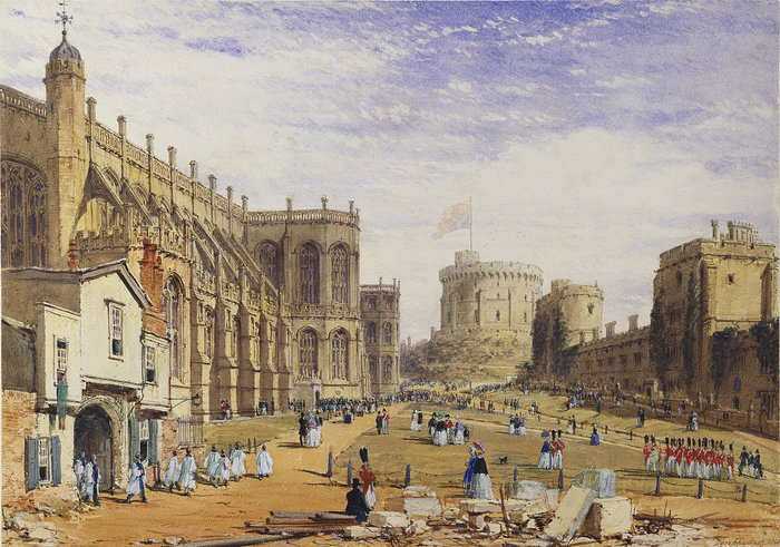Το παρεκκλήσι του Αγ. Γεωργίου τo 1848 / Royal Collection Trust