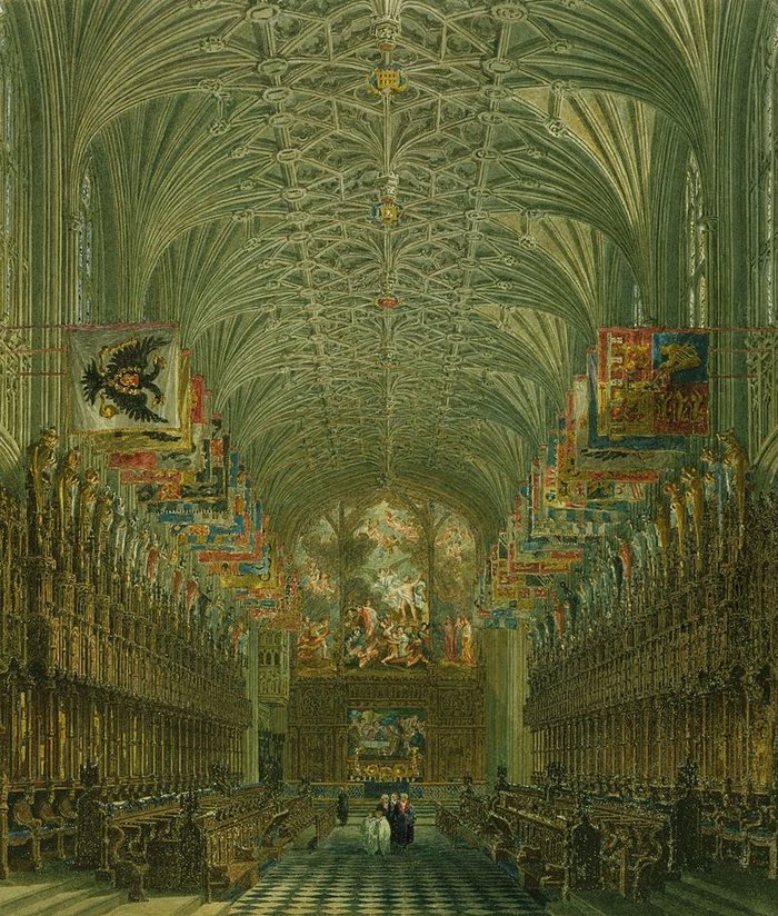 Το παρεκκλήσι του Αγ.Γεωργίου το 1818 / Charles Wild