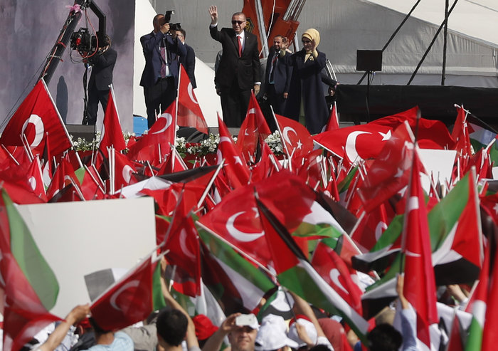 Διαδήλωση συμπαράστασης στους Παλαιστινίους μετά από κάλεσμα Ερντογάν - εικόνα 3