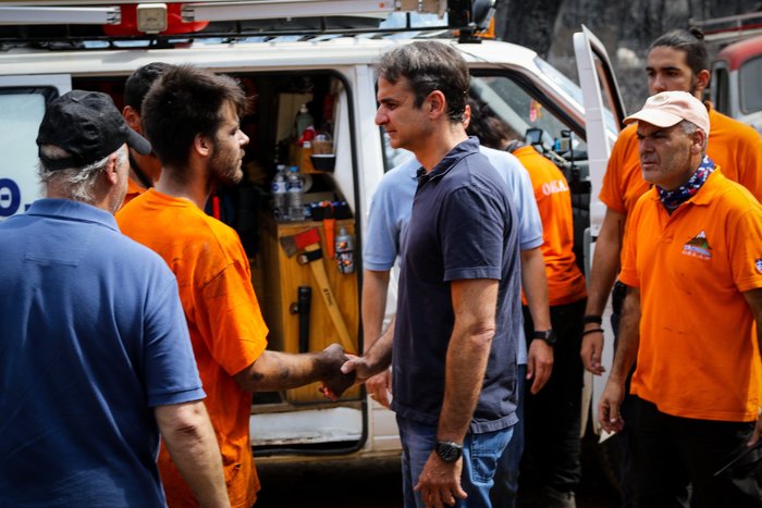 Το Μάτι επισκέφτηκε ο Κυριάκος Μητσοτάκης - εικόνα 2