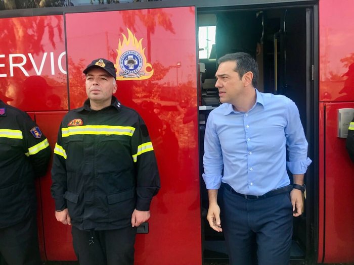 Μάτι: Στα καμένα με μια εβδομάδα καθυστέρηση ο Αλέξης Τσίπρας [φωτό]