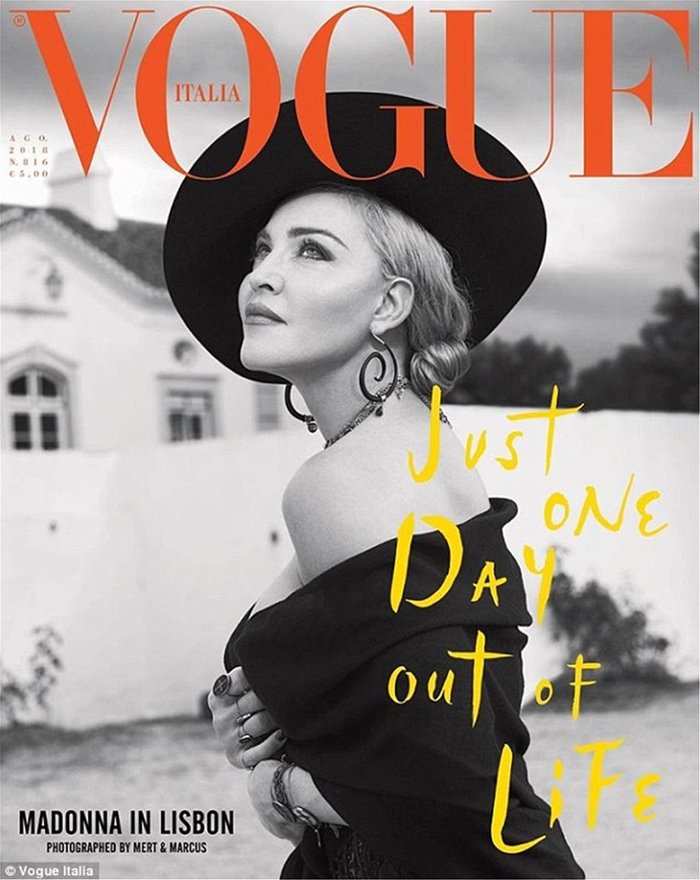 Η Μαντόνα στην ιταλική  Vogue με αγάπη από την Πορτογαλία - εικόνα 2