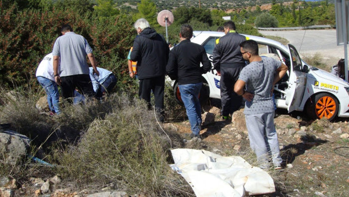 «Ράλλυ Ευβοϊκού»: Τραυματίστηκε θεατής, τον χτύπησε αγωνιστικό (φωτό)