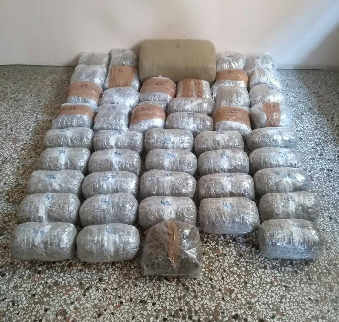 Δύο συλλήψεις από την ΕΛΑΣ για 58 κιλά ακατέργαστης κάνναβης - εικόνα 2