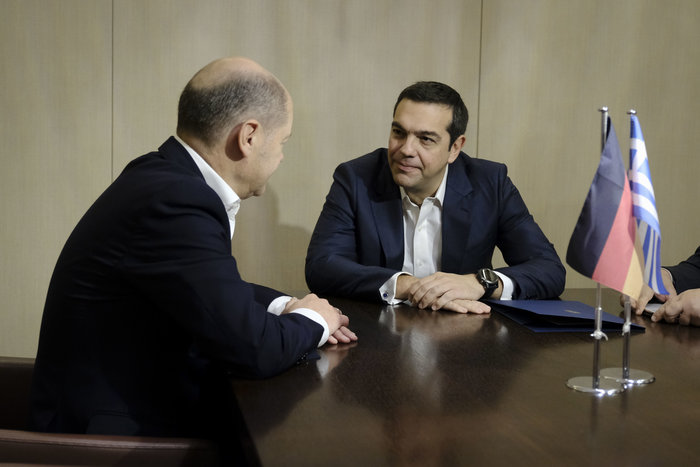 Σολτς για Τσίπρα: Είχαμε μια καλή ανταλλαγή απόψεων - εικόνα 2