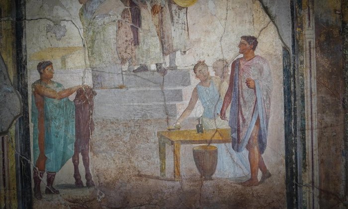 Η εξαίσια ερωτική τοιχογραφία της Πομπηίας ανοίγει στο κοινό [εικόνες]