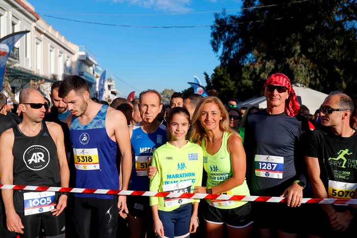 Η Μαρία Πολύζου με την Marathon Team Greece στο TheTOC Merrython 2019
