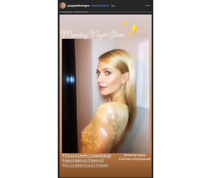 Η Πόπι Ντελεβίν super glamorous με κοσμήματα Ευγενίας Νιάρχου - εικόνα 3