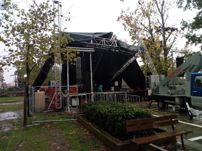 Επεσε το Πάρκο των Ευχών στην Λάρισα λόγω κακοκαιρίας [φωτό]