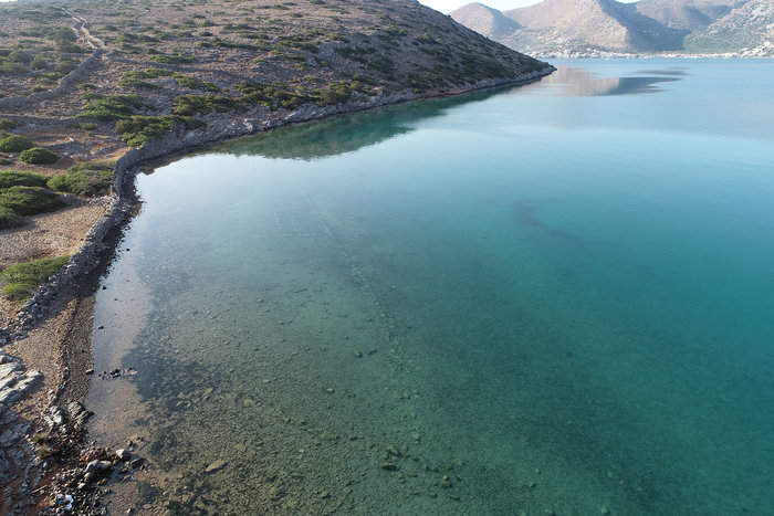 Κρήτη: Εντυπωσιακές εικόνες απο τoν βυθισμένο αρχαίο Ολούντα
