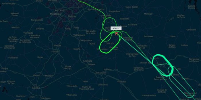 Θρίλερ στον αέρα με Μπόινγκ 767 πάνω από τη Μαδρίτη [video] - εικόνα 2