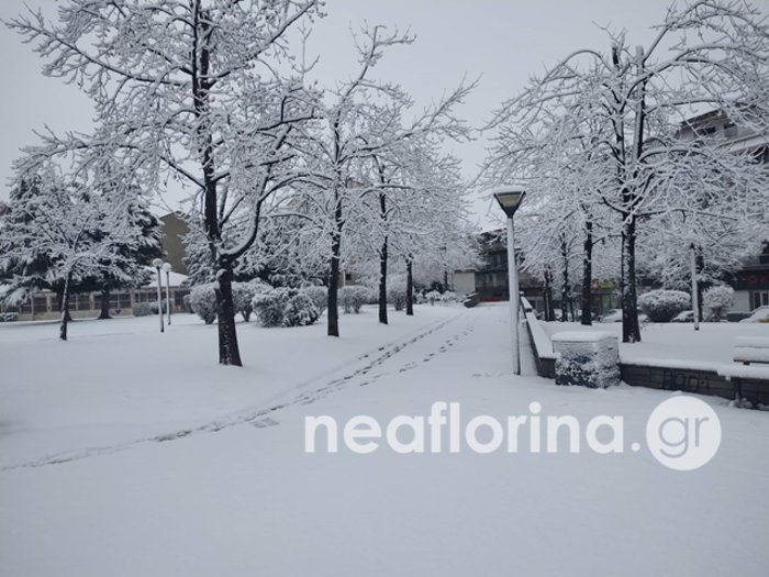 Το έστρωσε στη Φλώρινα: Υπέροχες εικόνες από την πόλη - εικόνα 5