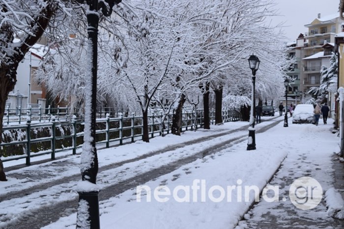 Το έστρωσε στη Φλώρινα: Υπέροχες εικόνες από την πόλη - εικόνα 2