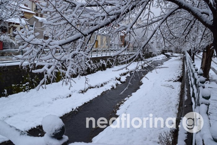 Το έστρωσε στη Φλώρινα: Υπέροχες εικόνες από την πόλη - εικόνα 3