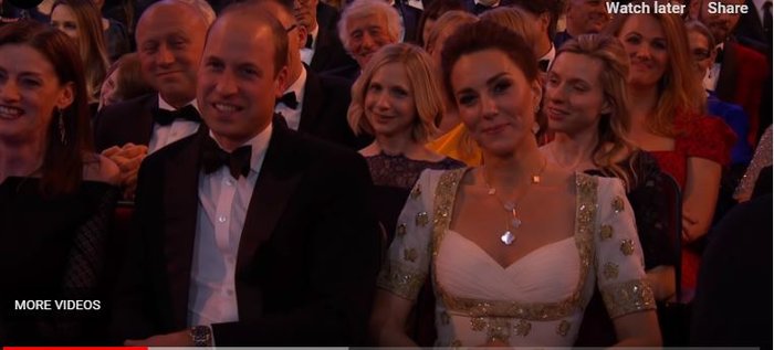 Κέιτ - Γουίλιαμ:Η δύσκολη στιγμή στα βραβεία Bafta που δεν πρόσεξε κανείς